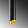 Opviq Lámpara Colgante Bahraigh Negro y Amarillo